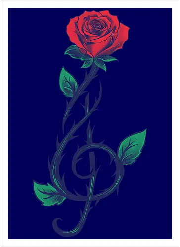 musical rose