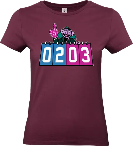 Scorekeeping Vampire! - count-von-count, sesame-street, funny, sports, basketball, mashup - Standard T-Shirt (Women)