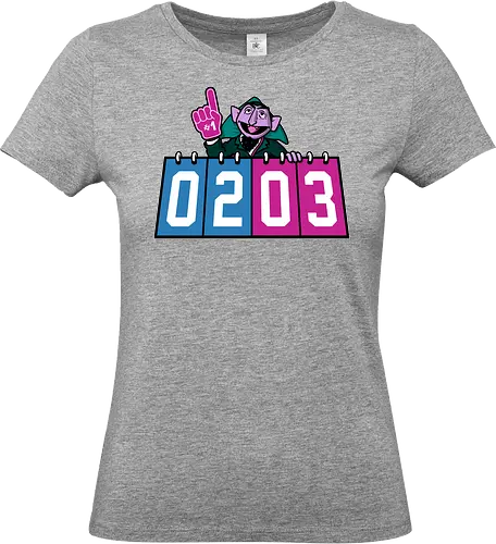 Scorekeeping Vampire! - count-von-count, sesame-street, funny, sports, basketball, mashup - Standard T-Shirt (Women)