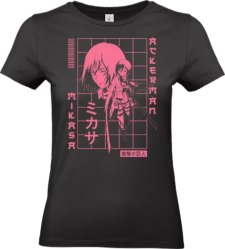 Silent Warrior of the North - mikasa, mikasa ackerman, anime, Attack, ackerman, captain levi, eren, eren jaeger, levi, manga, shingeki no kyojin, titan, yeager - Standard T-Shirt (Women)