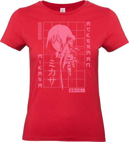 Silent Warrior of the North - mikasa, mikasa ackerman, anime, Attack, ackerman, captain levi, eren, eren jaeger, levi, manga, shingeki no kyojin, titan, yeager - Standard T-Shirt (Women)