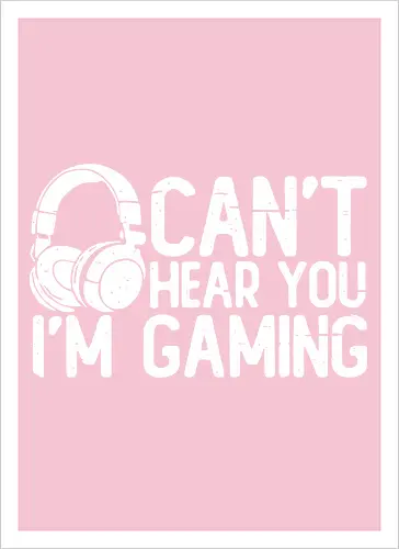 Can't Hear You I'm Gaming