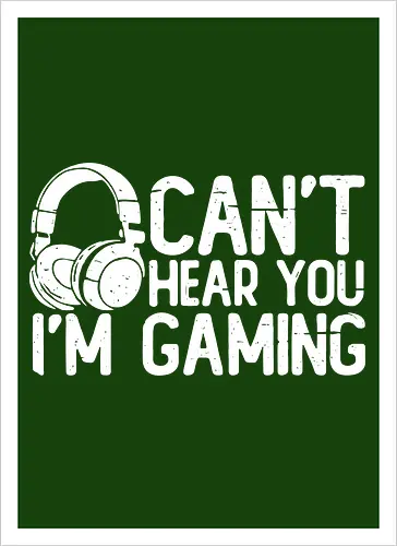 Can't Hear You I'm Gaming