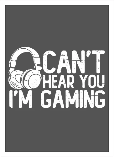 Can't Hear You I'm Gaming