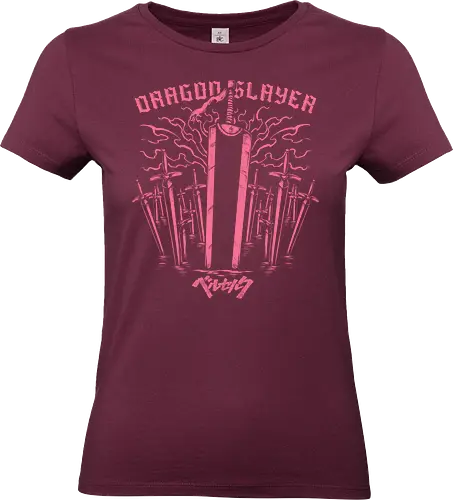 Dragon Slayer - guts, berserk, manga, anime, griffith, casca, japan, japanese, knight, black swordsman, dark, fantasy, black, demon - Standard T-Shirt (Women)