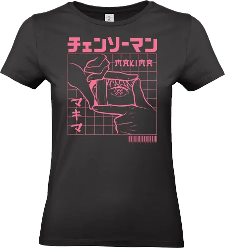Eyes of Control - makima, anime, manga, denji, power, Chainsaw, chainsawman, pochita, chainsaw, aki, csm, japan, devil, kobeni, himeno - Standard T-Shirt (Women)
