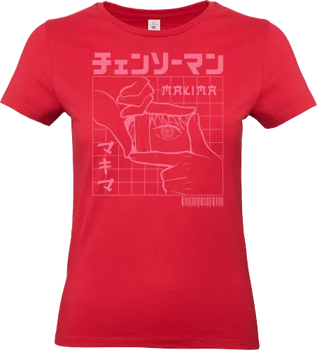 Eyes of Control - makima, anime, manga, denji, power, Chainsaw, chainsawman, pochita, chainsaw, aki, csm, japan, devil, kobeni, himeno - Standard T-Shirt (Women)