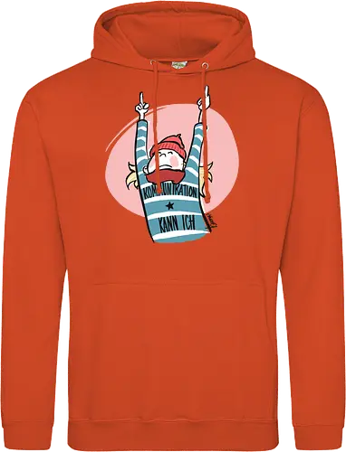 Ringeldinger "Kommunikation .." - Ringelpullisprüche, Ringeldinger, streifenweise, Spruch, Weisheit, Motivation, Ringelpulli, Sprüche Shirt, Cartoon Illustration, Statement Shirt, Handgezeichnet, Humor, Kommunikation, Selbstironie, Streifenpulli, Spruchshirt deutsch - Standard Hoodie