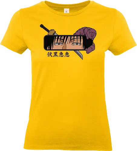 Toji Fushiguro with Cursed Spirit Dagon Jujutsu Art - Toji Fushiguro, Jujutsu, Sorcerer Killer, Dagon, cursed spirit, anime, manga, JJK, Toji, cursed tools, anime art, fan merchandise, Megumi Fushiguro, Fushiguro, Japanese animation, shonen, Gojo, villain, anime character - Standard T-Shirt (Women)