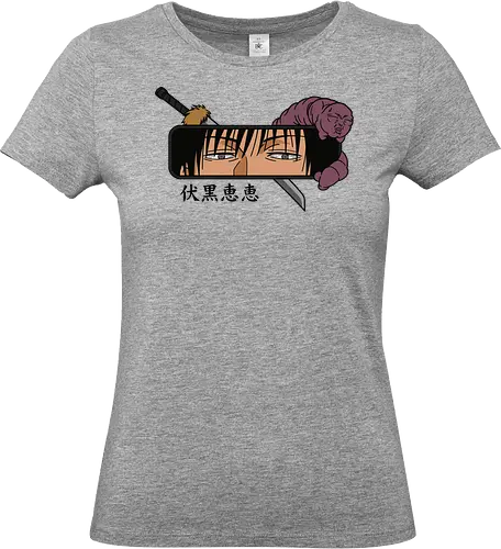 Toji Fushiguro with Cursed Spirit Dagon Jujutsu Art - Toji Fushiguro, Jujutsu, Sorcerer Killer, Dagon, cursed spirit, anime, manga, JJK, Toji, cursed tools, anime art, fan merchandise, Megumi Fushiguro, Fushiguro, Japanese animation, shonen, Gojo, villain, anime character - Standard T-Shirt (Women)
