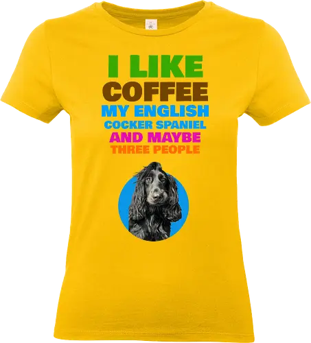 Coffee & Cocker Spaniel - Coffee, Cocker Spaniel - Standard T-Shirt (Women)