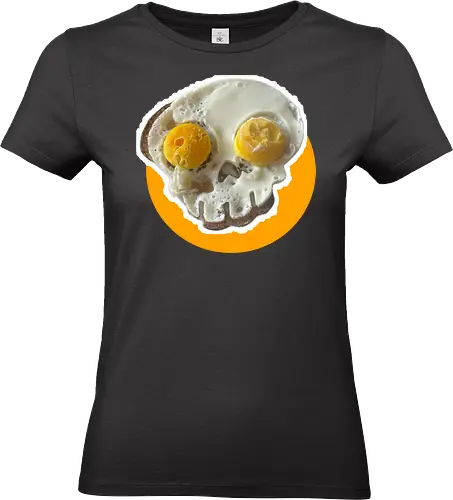 Egg Scull - Spiegelei, Totenkopf - Standard T-Shirt (Women)