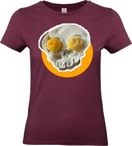 Egg Scull - Spiegelei, Totenkopf - Standard T-Shirt (Women)