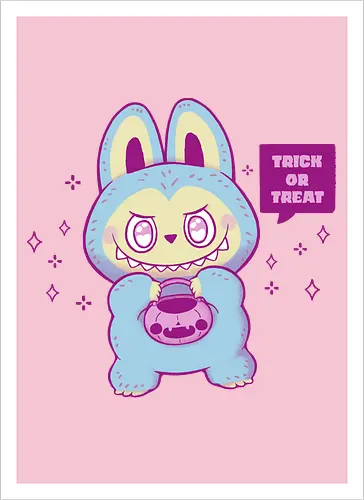 Halloween Monster Bunny Trick or Treat