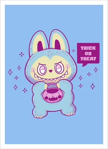 Halloween Monster Bunny Trick or Treat