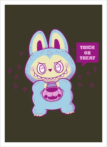 Halloween Monster Bunny Trick or Treat