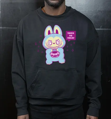 Halloween Monster Bunny Trick or Treat