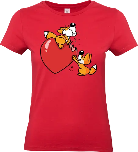 Herzfüchse - Fuchs, Comic - Standard T-Shirt (Women)
