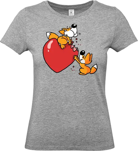 Herzfüchse - Fuchs, Comic - Standard T-Shirt (Women)