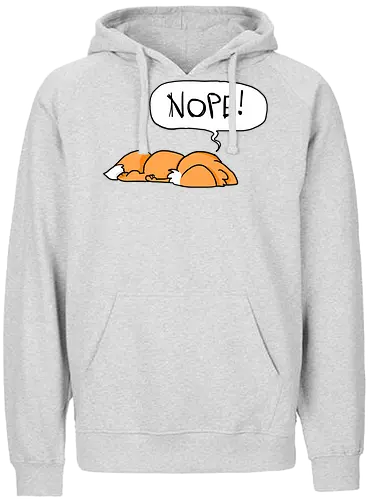 Nope-Fuchs - Nope, Fuchs - Fairtrade Hoodie