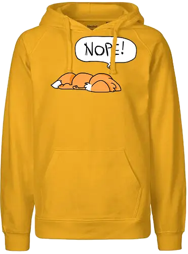 Nope-Fuchs - Nope, Fuchs - Fairtrade Hoodie