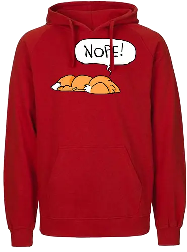Nope-Fuchs - Nope, Fuchs - Fairtrade Hoodie