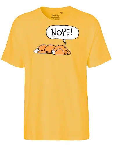 Nope-Fuchs - Nope, Fuchs - Fairtrade T-Shirt