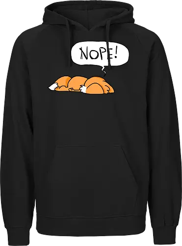 Nope-Fuchs - Nope, Fuchs - Fairtrade Hoodie