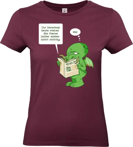 Cthulhu Horoskop - Cthulhu, Lovecraft - Standard T-Shirt (Women)