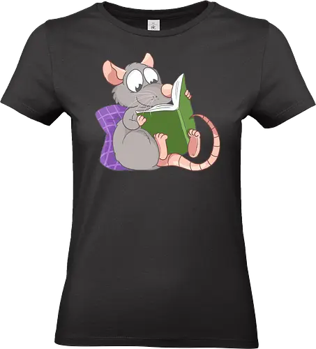 Leseratte - Lesen, Ratte, Bücher, Buch, cozy - Standard T-Shirt (Women)