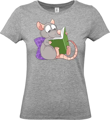 Leseratte - Lesen, Ratte, Bücher, Buch, cozy - Standard T-Shirt (Women)