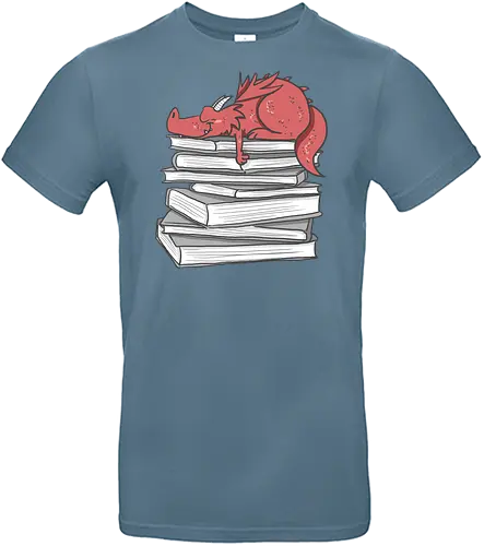 Buchdrache - Buch, Drache, lesen - Standard T-Shirt