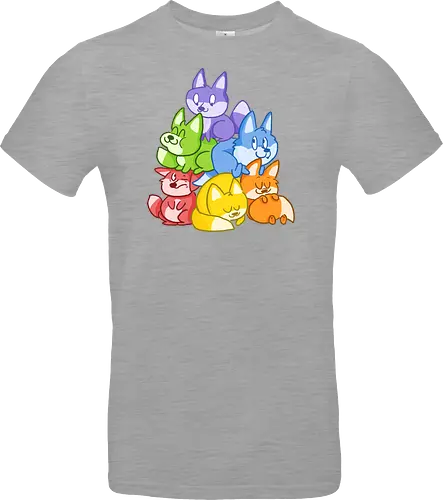 Regenbogen-Füchse