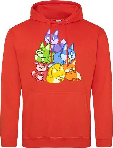 Regenbogen-Füchse