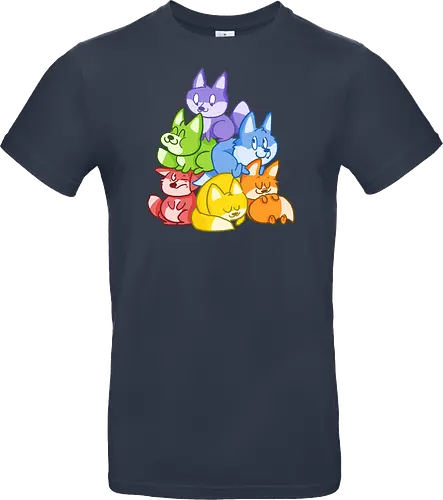 Regenbogen-Füchse