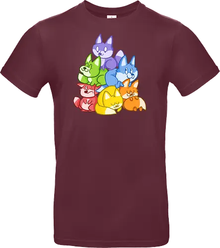 Regenbogen-Füchse
