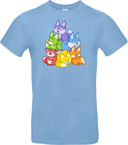 Regenbogen-Füchse