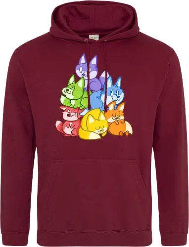 Regenbogen-Füchse