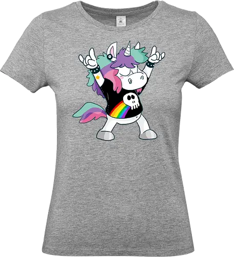 Rock-Einhorn - Rock, Einhorn, Metal - Standard T-Shirt (Women)