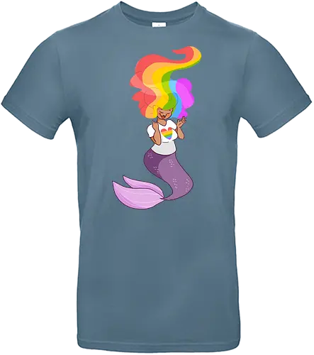 Pride Mermaid - Pride, Queer, Meerjungfrau, LGBTQIA - Standard T-Shirt