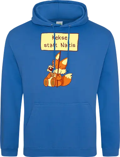 Kekse statt Nazis - Fuchs, Comic, wir sind mehr - Standard Hoodie