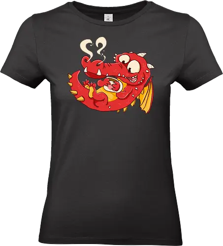 Kaffeedrache - Drache, Kaffee - Standard T-Shirt (Women)