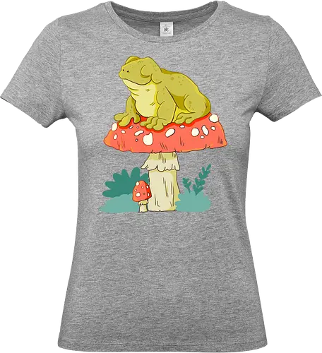 Frosch auf Pilz - Fosch, Pilz, witchy - Standard T-Shirt (Women)