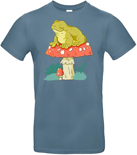 Frosch auf Pilz - Fosch, Pilz, witchy - Standard T-Shirt