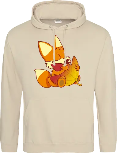 Herbstfuchs - Herbst, Fuchs, Herbstablatt, Autumn - Standard Hoodie