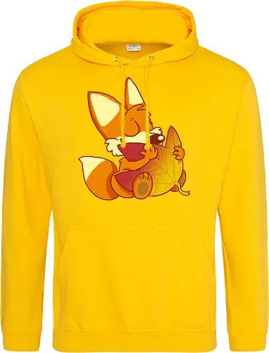 Herbstfuchs - Herbst, Fuchs, Herbstablatt, Autumn - Standard Hoodie