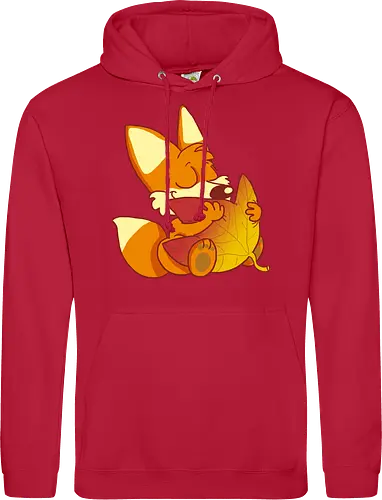 Herbstfuchs - Herbst, Fuchs, Herbstablatt, Autumn - Standard Hoodie