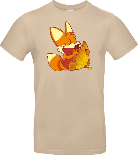 Herbstfuchs - Herbst, Fuchs, Herbstablatt, Autumn - Standard T-Shirt