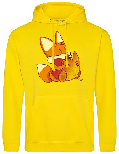 Herbstfuchs - Herbst, Fuchs, Herbstablatt, Autumn - Standard Hoodie