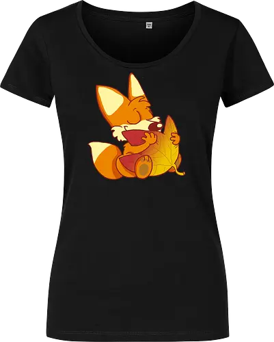 Herbstfuchs - Herbst, Fuchs, Herbstablatt, Autumn - Women T-Shirt